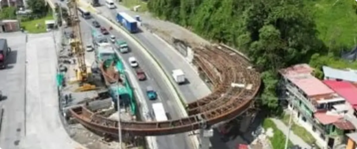 parte de estructura vial retorno